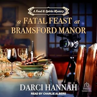 A Fatal Feast at Bramsford Manor Audiolibro Por Darci Hannah arte de portada