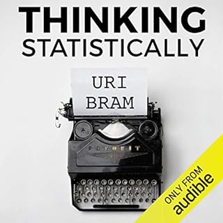 Thinking Statistically Audiolibro Por Uri Bram arte de portada