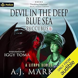 Devil in the Deep Blue Sea Audiolibro Por A.J. Markam arte de portada