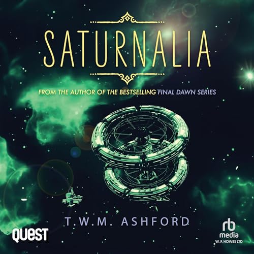 Saturnalia Audiolibro Por Tom Ashford arte de portada