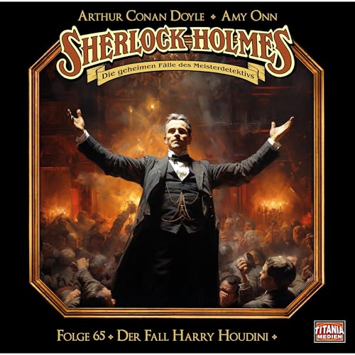 Der Fall Harry Houdini Audiolibro Por sir Arthur Conan Doyle, Amy Onn arte de portada