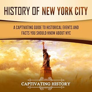 History of New York City Audiolibro Por Captivating History arte de portada