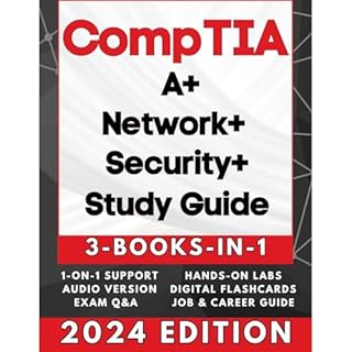 CompTIA A+, NETWORK+ & SECURITY+ EXAM PREP (3-BOOKS-IN-1) Audiobook By SmartStudy Solutions cover art