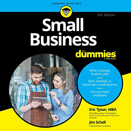 Small Business for Dummies Audiolibro Por Eric Tyson MBA, Jim Schell arte de portada