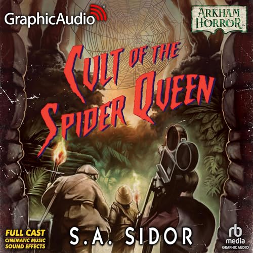 Diseño de la portada del título Cult of the Spider Queen (Dramatized Adaptation)