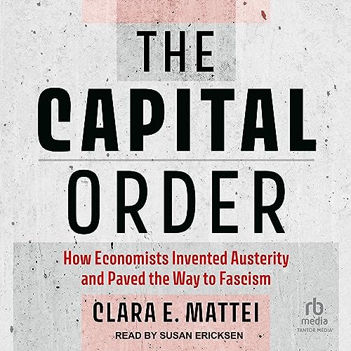 Diseño de la portada del título The Capital Order