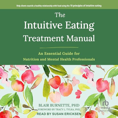 Diseño de la portada del título The Intuitive Eating Treatment Manual