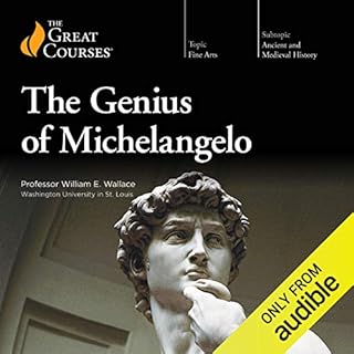 Genius of Michelangelo Audiolibro Por William E. Wallace, The Great Courses arte de portada