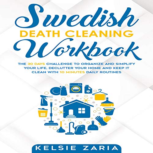 Swedish Death Cleaning Workbook Audiolibro Por Kelsie Zaria arte de portada