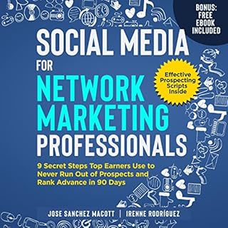 Social Media for Network Marketing Professionals Audiolibro Por Irenne Rodriguez, Jose Sánchez Macott arte de portada