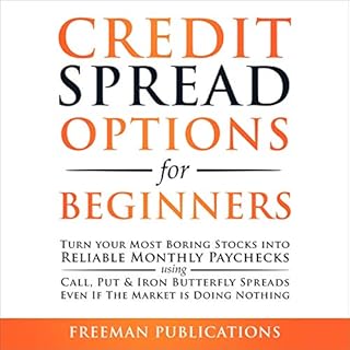 Credit Spread Options for Beginners Audiolibro Por Freeman Publications arte de portada