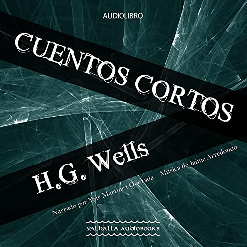 Diseño de la portada del título Cuentos cortos H.G. Wells