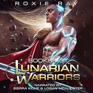 Lunarian Warriors Books 1-3 Audiolibro Por Roxie Ray arte de portada