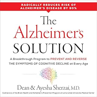 The Alzheimer's Solution Audiolibro Por Dean Sherzai, Ayesha Sherzai arte de portada