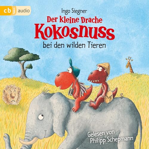 Der kleine Drache Kokosnuss bei den wilden Tieren Audiobook By Ingo Siegner cover art