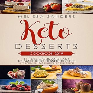 Keto Desserts Cookbook 2019 cover art