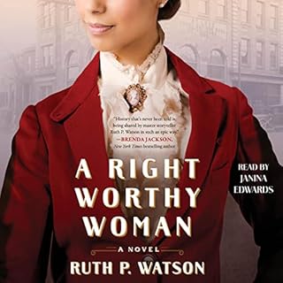 A Right Worthy Woman Audiolibro Por Ruth P. Watson arte de portada