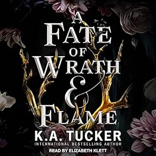 A Fate of Wrath and Flame Audiolibro Por K. A. Tucker arte de portada