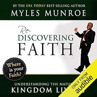 Rediscovering Faith Audiolibro Por Myles Munroe arte de portada