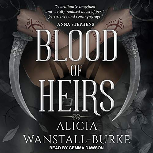 Diseño de la portada del título Blood of Heirs