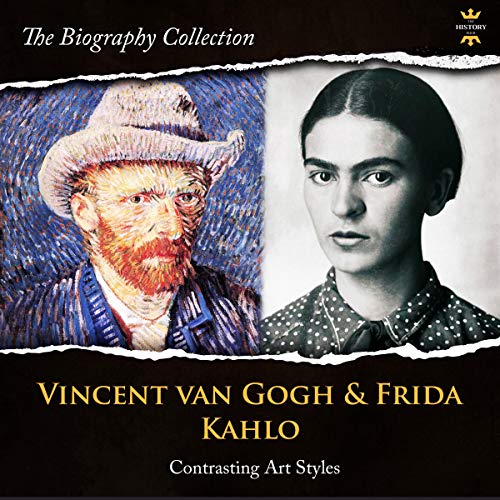 Diseño de la portada del título Vincent Van Gogh & Frida Kahlo