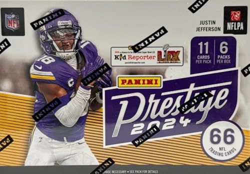 2024 Prestige Football Trading Cards Blaster Box (6 Packs)