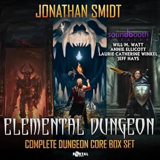 The Elemental Dungeon Trilogy: A Complete Dungeon Core Box Set Audiobook By Jonathan Smidt cover art