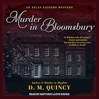 Murder in Bloomsbury Audiobook By D.M. Quincy cover art