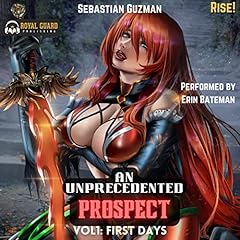 An Unprecedented Prospect Vol.1 First Days: A Gamelit Isekai Light Novel Audiolibro Por Rise!, Sebastian Guzman arte de portada