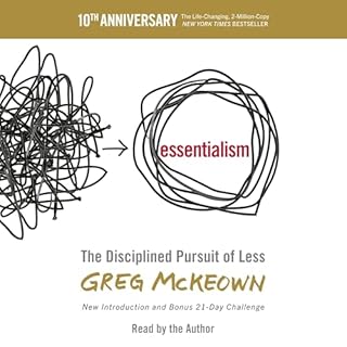 Essentialism Audiobook By Greg McKeown cover art