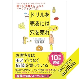 『ドリルを売るには穴を売れ(青春出版社)』のカバーアート