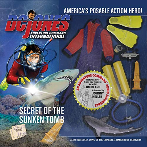 DC Jones and Adventure Command International Audiolibro Por Jim Beard arte de portada