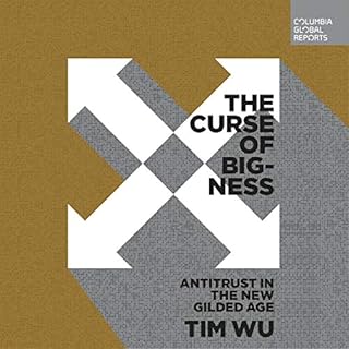 The Curse of Bigness Audiolibro Por Tim Wu arte de portada