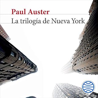 La trilogía de Nueva York Audiolibro Por Paul Auster, Maribel de Juan Guyatt arte de portada