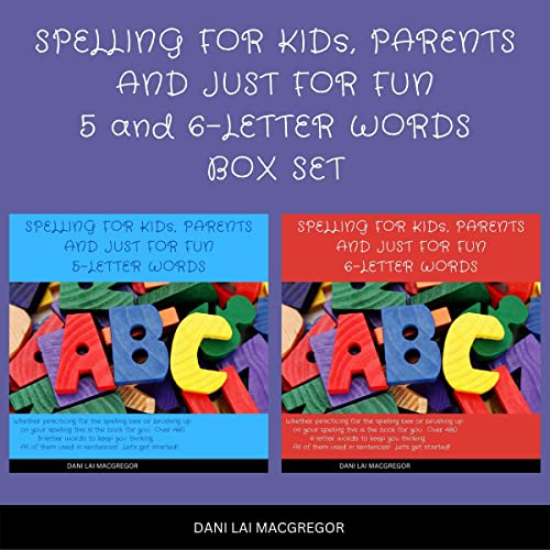 Spelling for Kids, Parents and Just for Fun 5 and 6-Letter Words Box Set cover art