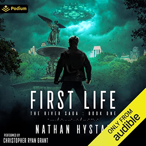 First Life Audiolivro Por Nathan Hystad capa