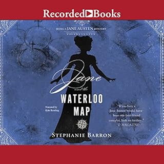 Jane and the Waterloo Map Audiolibro Por Stephanie Barron arte de portada