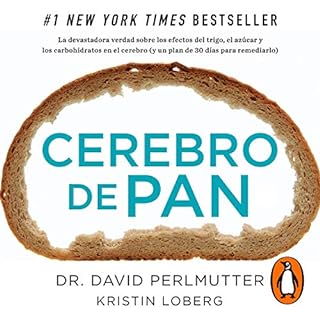 Cerebro de Pan [Grain Brain] Audiolibro Por David Perlmutter arte de portada