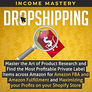 Dropshipping Audiolibro Por Income Mastery arte de portada