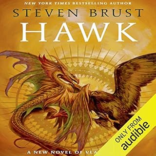 Hawk Audiolibro Por Steven Brust arte de portada