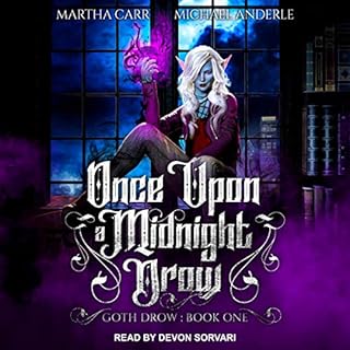 Once Upon a Midnight Drow Audiolibro Por Martha Carr, Michael Anderle arte de portada