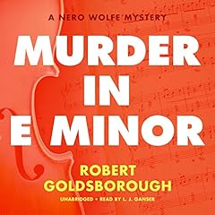 Murder in E Minor Audiolibro Por Robert Goldsborough arte de portada