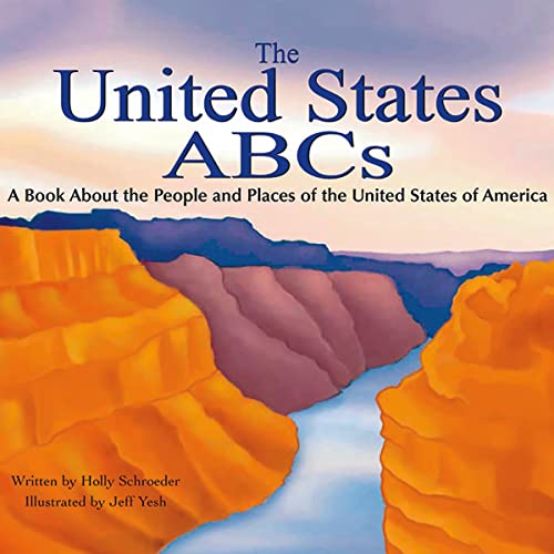 The United States ABCs Audiolivro Por Holly Schroeder, Jeffrey Yesh capa