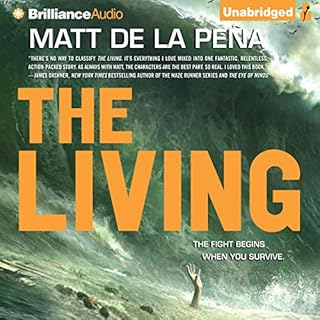 The Living Audiobook By Matt de la Pena cover art