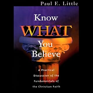 Know What You Believe Audiolibro Por Paul E. Little arte de portada