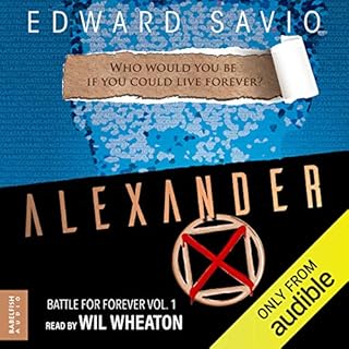 Alexander X Audiolibro Por Edward Savio arte de portada