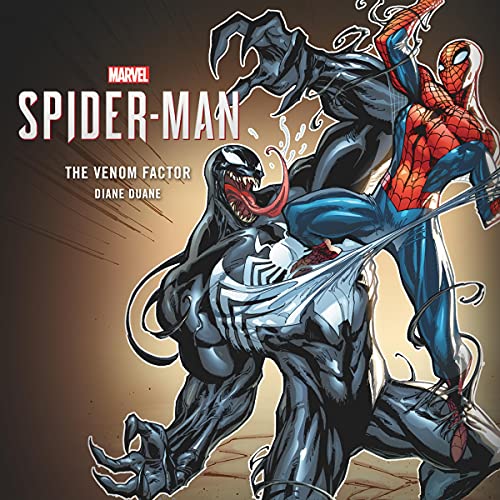 Spider-Man: The Venom Factor Audiolibro Por Diane Duane, Marvel arte de portada