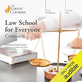 Law School for Everyone: Contracts Audiobook By David Horton, The Great Courses cover art