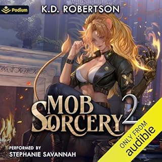 Mob Sorcery 2 Audiolibro Por K.D. Robertson arte de portada