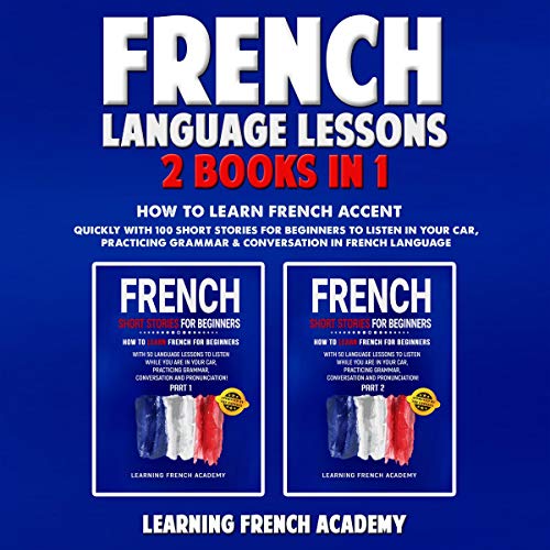 French Language Lessons: 2 Books in 1 cover art